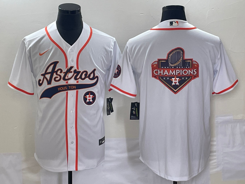Men's Houston Astros White Team Big Logo With Patch Cool Base Stitched Baseball Jersey Men's Houston Astros White Team Big Logo With Patch Cool Base Stitched Baseball Jersey